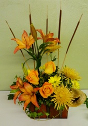 Fall Sunset from local Myrtle Beach florist, Bright & Beautiful Flowers