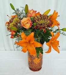 Autumn Leaves in Orange from local Myrtle Beach florist, Bright & Beautiful Flowers