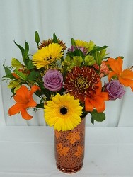 Autumn Leaves Color Splash  from local Myrtle Beach florist, Bright & Beautiful Flowers
