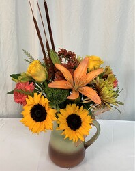 Pitcher In the Autumn Sun from local Myrtle Beach florist, Bright & Beautiful Flowers