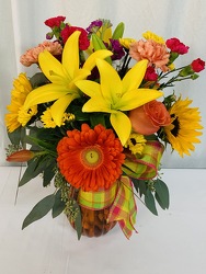 Fall Flourish from local Myrtle Beach florist, Bright & Beautiful Flowers