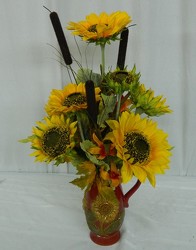 A Pitcher of Sunshine from local Myrtle Beach florist, Bright & Beautiful Flowers