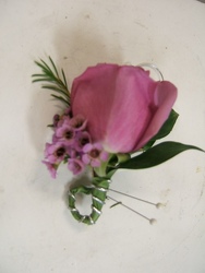 Rose Boutonniere from local Myrtle Beach florist, Bright & Beautiful Flowers