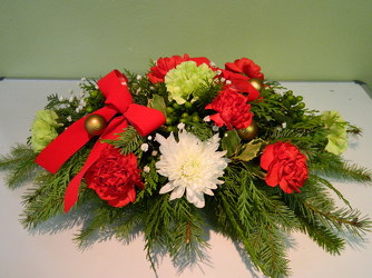 Home for Christmas from local Myrtle Beach florist, Bright & Beautiful Flowers