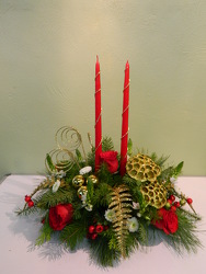 Christmas Gold from local Myrtle Beach florist, Bright & Beautiful Flowers