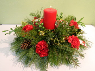 Christmas Charm from local Myrtle Beach florist, Bright & Beautiful Flowers