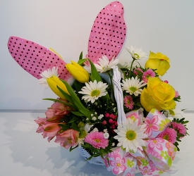 Bunny Hugs & Kisses from local Myrtle Beach florist, Bright & Beautiful Flowers