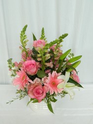Softly Pink from local Myrtle Beach florist, Bright & Beautiful Flowers