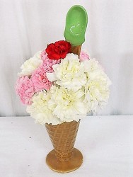 A Sundae for Someone Sweet from local Myrtle Beach florist, Bright & Beautiful Flowers