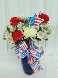 Red, White and You from local Myrtle Beach florist, Bright & Beautiful Flowers