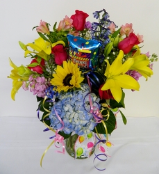 A Very Happy Birthday from local Myrtle Beach florist, Bright & Beautiful Flowers