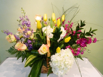Basket of Hope from local Myrtle Beach florist, Bright & Beautiful Flowers