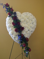 Touching Tribute from local Myrtle Beach florist, Bright & Beautiful Flowers