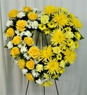 Sunshine Forever Heart from local Myrtle Beach florist, Bright & Beautiful Flowers