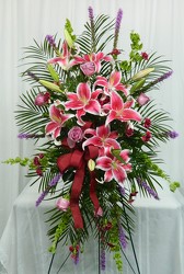 Cherished Memories Spray from local Myrtle Beach florist, Bright & Beautiful Flowers