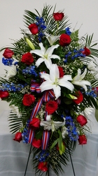 A Soldier Salute from local Myrtle Beach florist, Bright & Beautiful Flowers