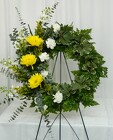 Cherished Wreath from local Myrtle Beach florist, Bright & Beautiful Flowers