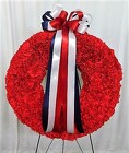 Tribute Wreath from local Myrtle Beach florist, Bright & Beautiful Flowers