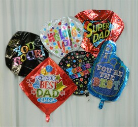 Father's Day Mylar Balloons from local Myrtle Beach florist, Bright & Beautiful Flowers