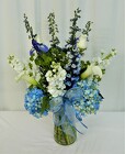 Ocean Song Vase from local Myrtle Beach florist, Bright & Beautiful Flowers