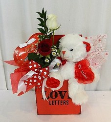 Love Letter from local Myrtle Beach florist, Bright & Beautiful Flowers