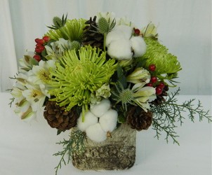 Woodland Christmas from local Myrtle Beach florist, Bright & Beautiful Flowers