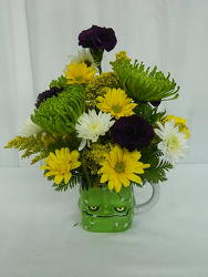 Coffee Frankenstyle from local Myrtle Beach florist, Bright & Beautiful Flowers