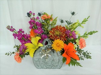 Rustic Pumpkin from local Myrtle Beach florist, Bright & Beautiful Flowers