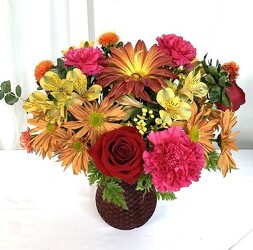Autumn Romance from local Myrtle Beach florist, Bright & Beautiful Flowers