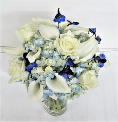 Callas, Roses, Hydrangeas from local Myrtle Beach florist, Bright & Beautiful Flowers