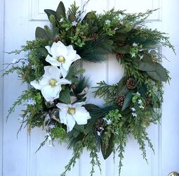 Christmas wreath #4 from local Myrtle Beach florist, Bright & Beautiful Flowers