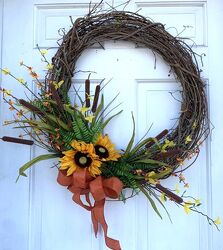 Wreath #9 from local Myrtle Beach florist, Bright & Beautiful Flowers