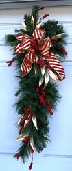 Christmas wreath #11 from local Myrtle Beach florist, Bright & Beautiful Flowers