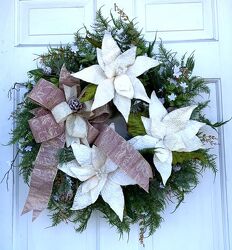 Christmas wreath #12 from local Myrtle Beach florist, Bright & Beautiful Flowers