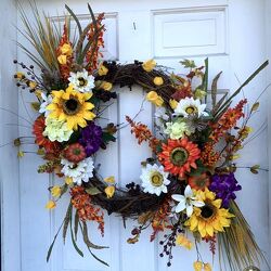 Wreath #17 from local Myrtle Beach florist, Bright & Beautiful Flowers