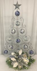 Ornament Display Tree from local Myrtle Beach florist, Bright & Beautiful Flowers