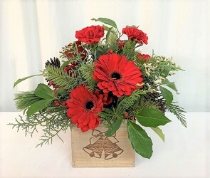 Merry Bells from local Myrtle Beach florist, Bright & Beautiful Flowers