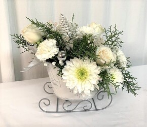 Silver Sleigh Ride from local Myrtle Beach florist, Bright & Beautiful Flowers