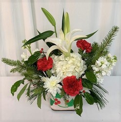 Holly Jolly Christmas  from local Myrtle Beach florist, Bright & Beautiful Flowers