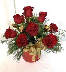 Christmas Roses from local Myrtle Beach florist, Bright & Beautiful Flowers