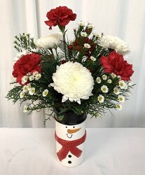 Let it Snow, Man from local Myrtle Beach florist, Bright & Beautiful Flowers