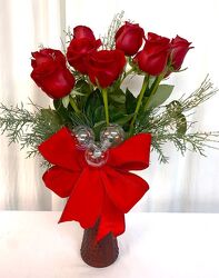 Christmas Romance from local Myrtle Beach florist, Bright & Beautiful Flowers