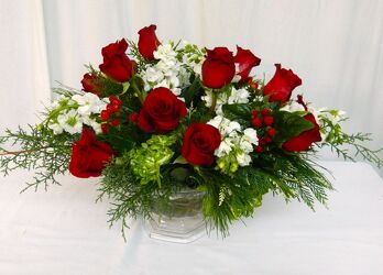 Holiday Glamour from local Myrtle Beach florist, Bright & Beautiful Flowers