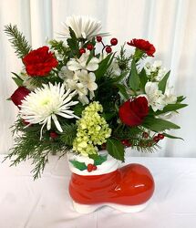 This Boot is Made for Gifting from local Myrtle Beach florist, Bright & Beautiful Flowers