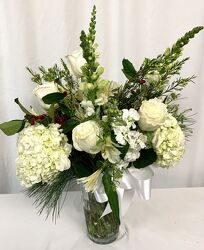 Holly Jolly Bouquet from local Myrtle Beach florist, Bright & Beautiful Flowers