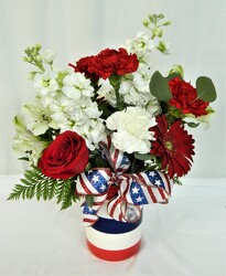 Celebrate America's Colors from local Myrtle Beach florist, Bright & Beautiful Flowers
