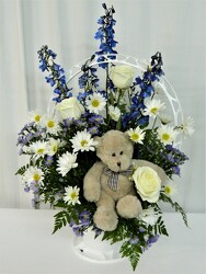 Basket of Gentle Tears from local Myrtle Beach florist, Bright & Beautiful Flowers