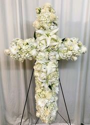 Resurrection Cross from local Myrtle Beach florist, Bright & Beautiful Flowers