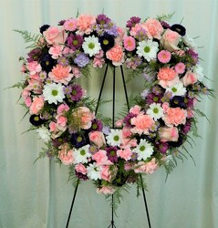 Her Beauty & Grace Heart from local Myrtle Beach florist, Bright & Beautiful Flowers