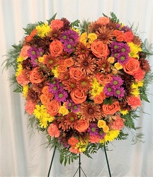 Sweet Autumn Heart from local Myrtle Beach florist, Bright & Beautiful Flowers